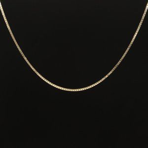 10k Box Chain Necklace